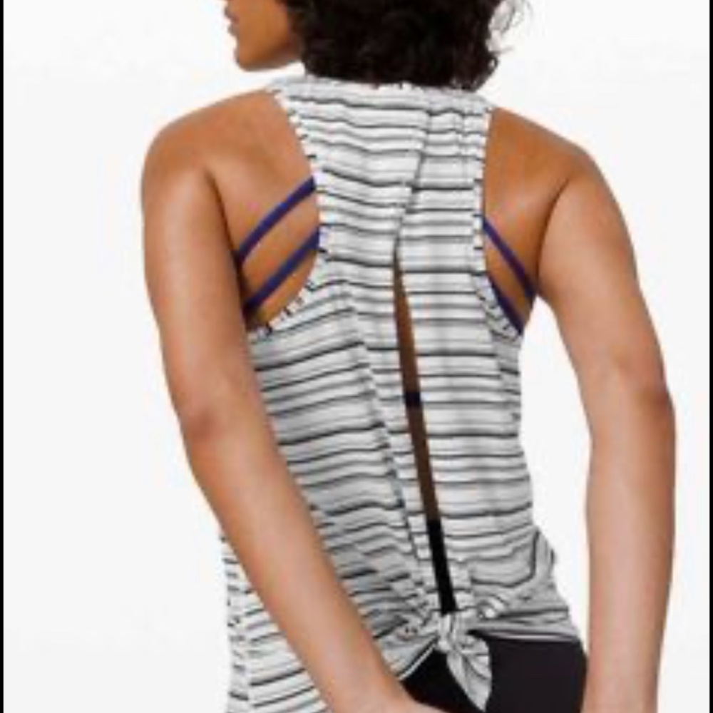 Lululemon: All Tied Up Gray Tank Size 2